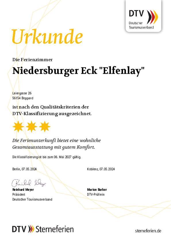 Апартаменти Niedersburger Eck, Wandern, Radfahren, Geniessen, Erholen Боппард Екстер'єр фото
